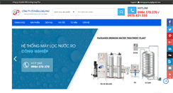 Desktop Screenshot of locnuocro.com.vn